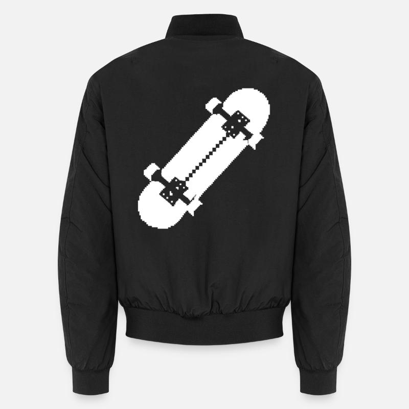 Planche à roulettes Pixel Art Bomber unisexe