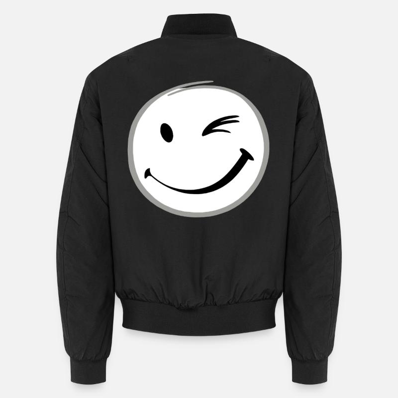 Clin d’œil sourire Bomber unisexe