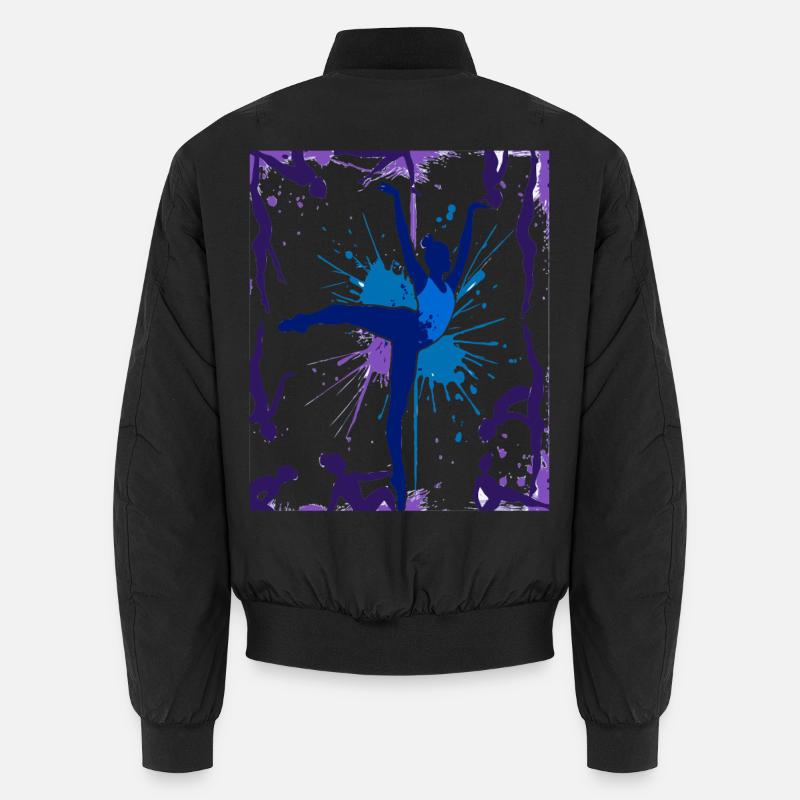 Gymnastics Gymnastics Acrobatics Artistic Gymnastics - Unisex Bomber Jacket - black