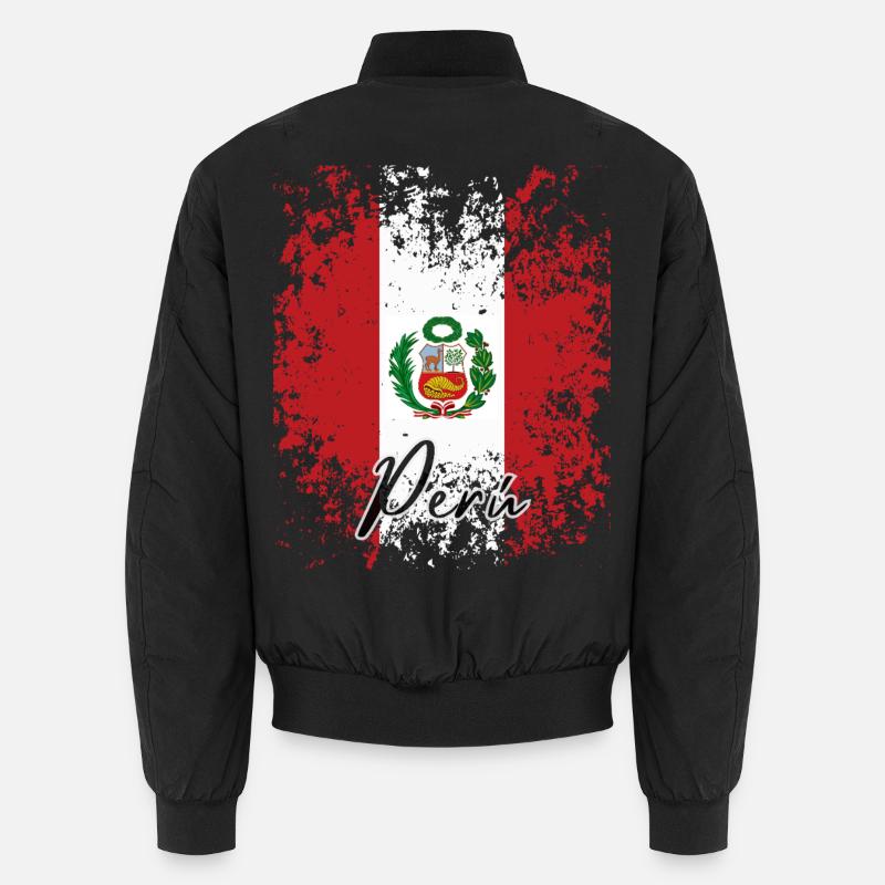 Peruvian pride, proud Peruvian Unisex Bomber Jacket