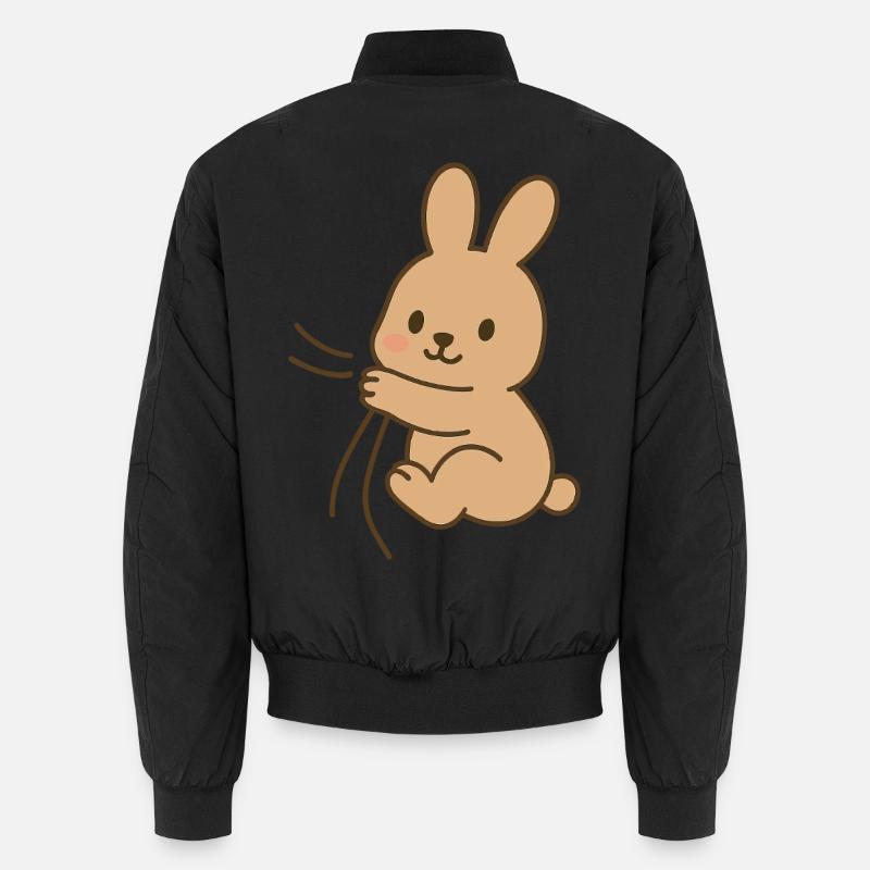 Petit lapin d’amour Bomber unisexe