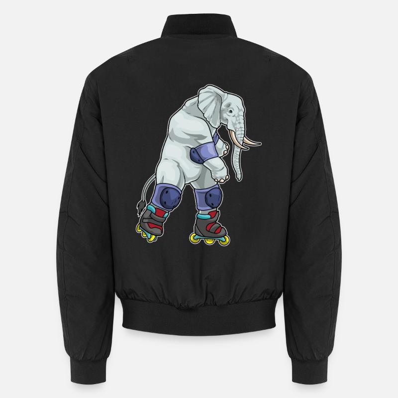 Elefant Inline skating Inline skates Unisex Bomber Jacket