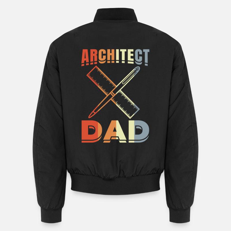 Architecte Père - Bomber unisexe - noir