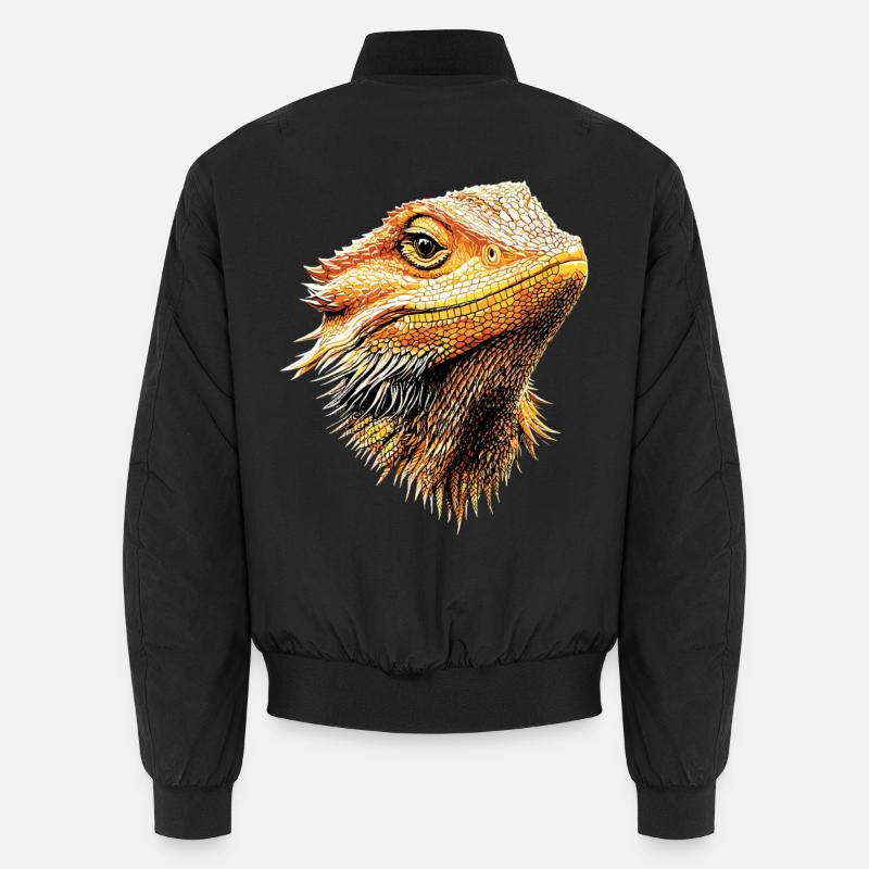 Bartagame Echse Bearded Dragon Süße Bartagamen Unisex Bomberjacke