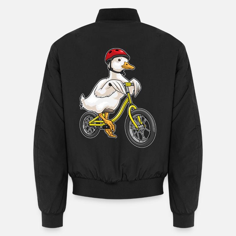 Duck Bike Unisex Bomber Jacket