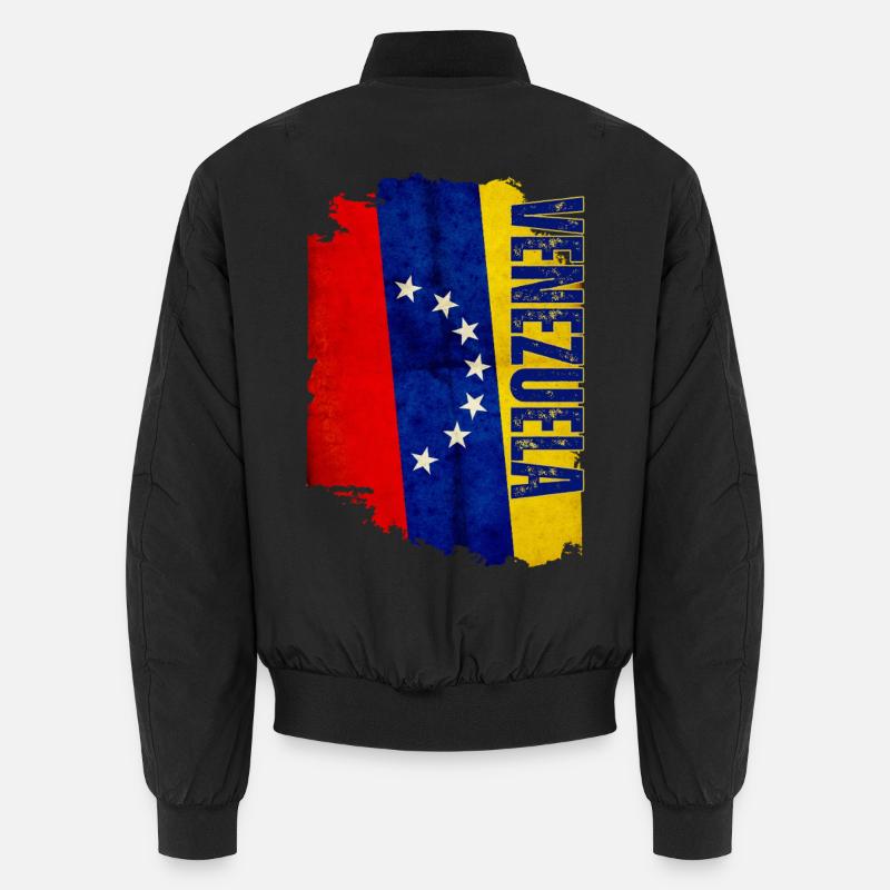 Drapeau vénézuélien vertical, j’aime le Venezuela Bomber unisexe