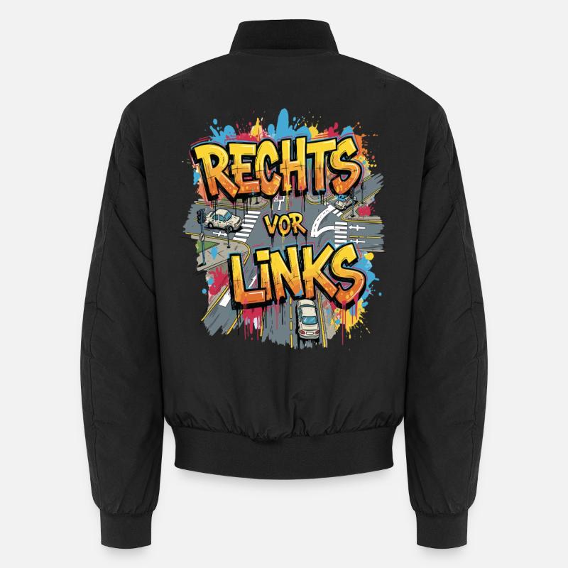 Droite avant gauche - Style graffiti Bomber unisexe