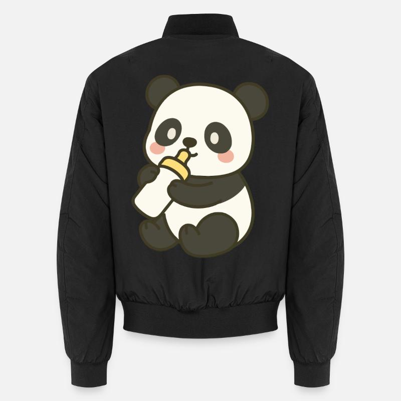 Panda-Schnuffelzeit Unisex Bomberjacke