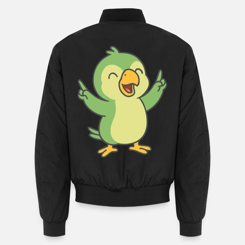 Party-Papagei Unisex Bomberjacke