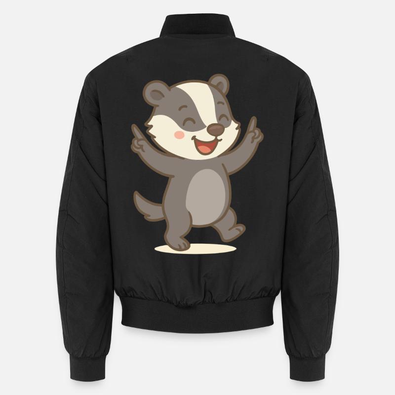 Lucky Badger Unisex Bomber Jacket