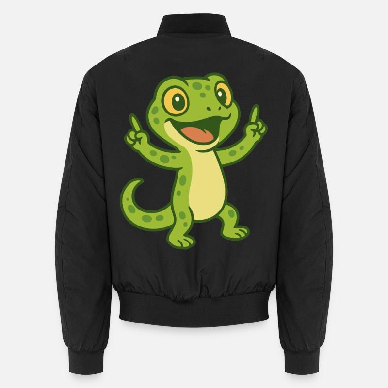 Joyeuses vibrations de gecko Bomber unisexe