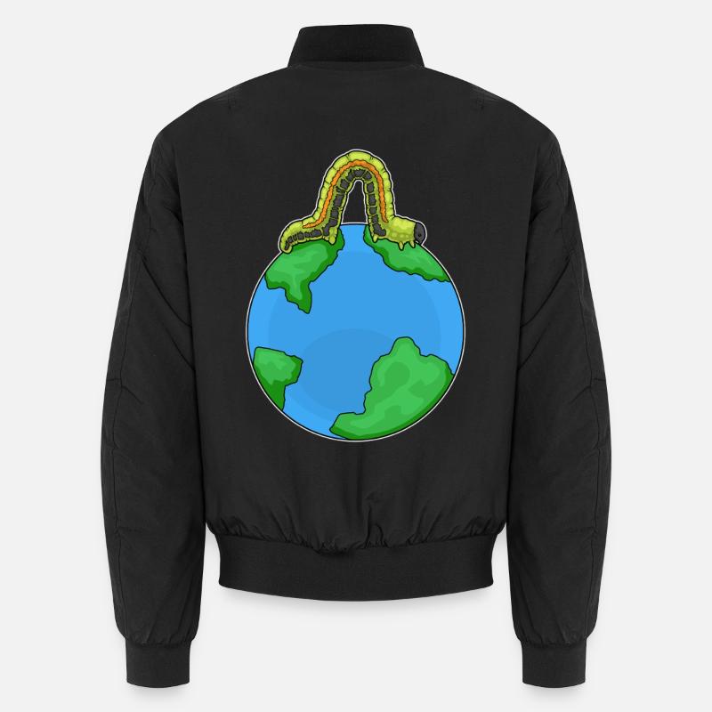 Caterpillar Earth Unisex Bomber Jacket