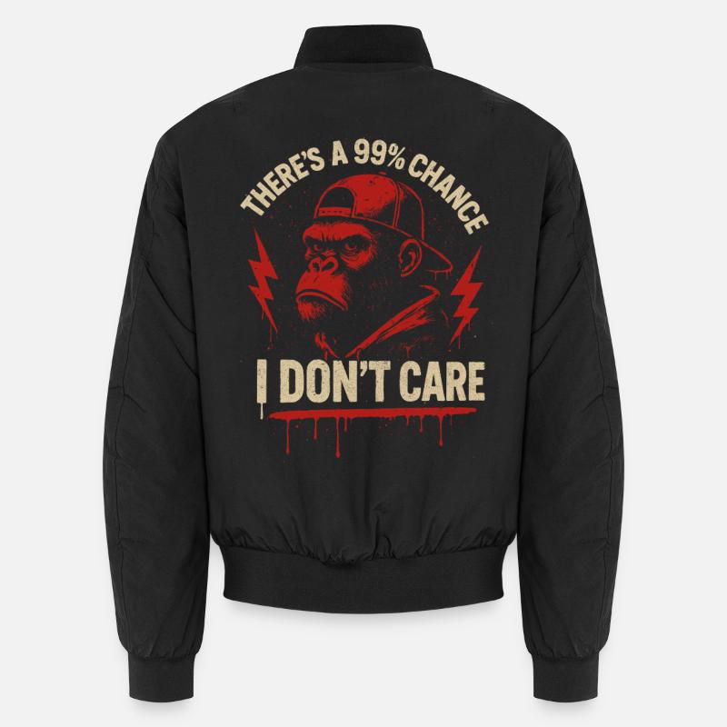 99% Wahrscheinlichkeit, dass es mir egal ist Unisex Bomberjacke