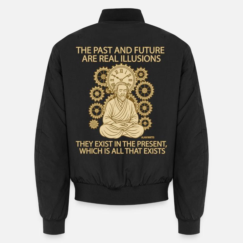 Alan Watts Present Time Citation Tee Bomber unisexe