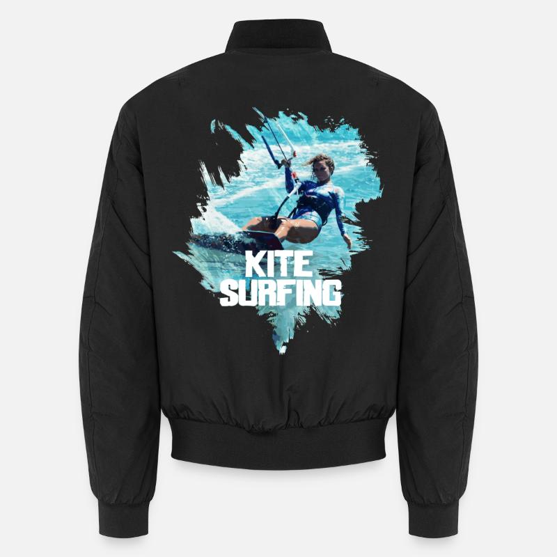 Ocean Glide - Unisex Bomberjacke - Schwarz