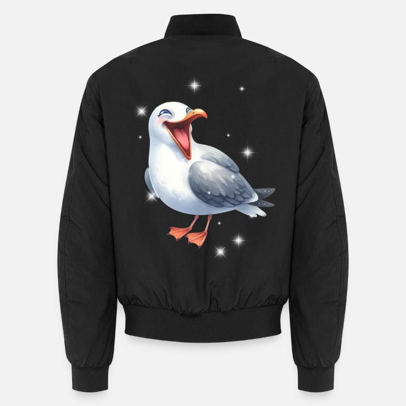 Children's Seagull Seagulls Maritime Unisex Bomber Jacket
