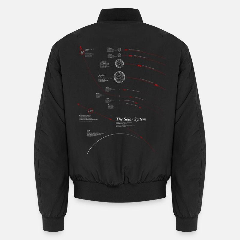 Infographie sur le système solaire Bomber unisexe