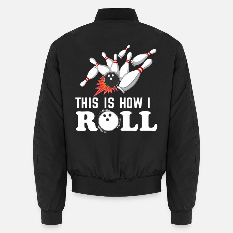 C’est comme ça que je roule les quilles à billes de théâtre de bowling Bomber unisexe