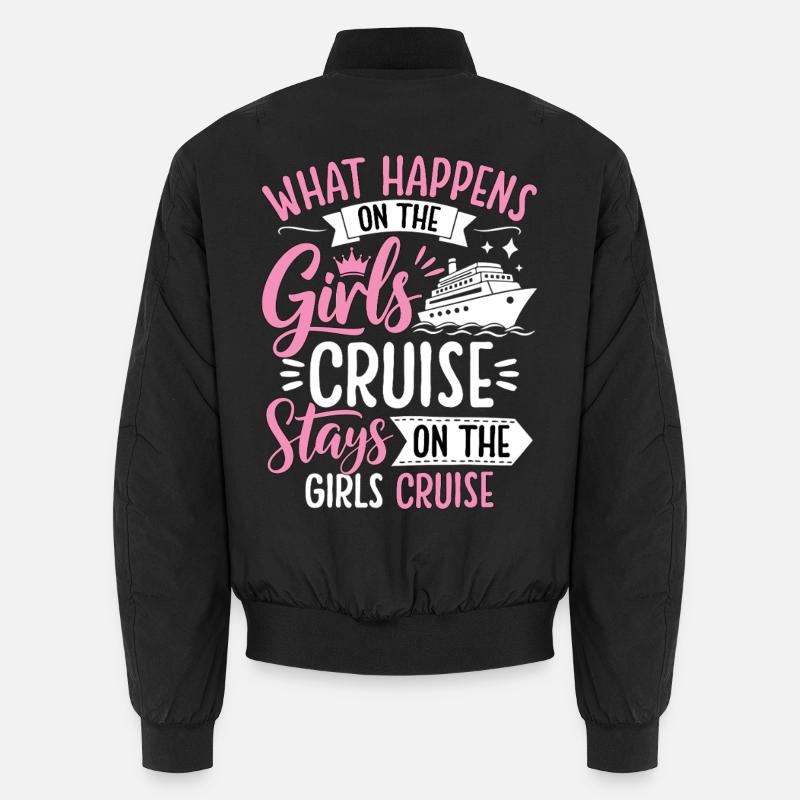 Mädchen Kreuzfahrt Spruch Design Unisex Bomberjacke