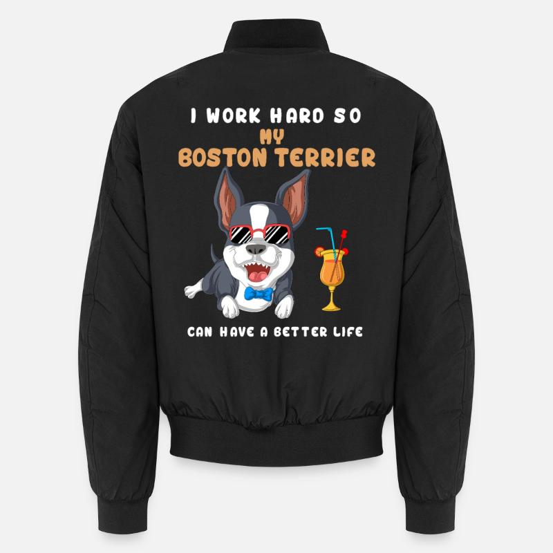 Boston Terrier avec design Party Vibes Bomber unisexe