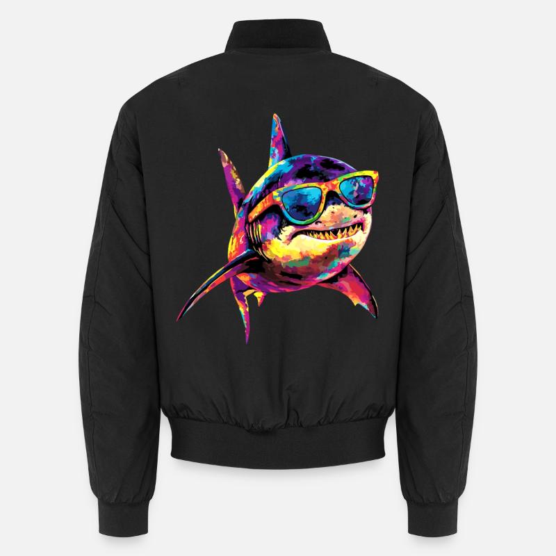 requin requin tigre requin plongeur requins mignons grand requin blanc Bomber unisexe