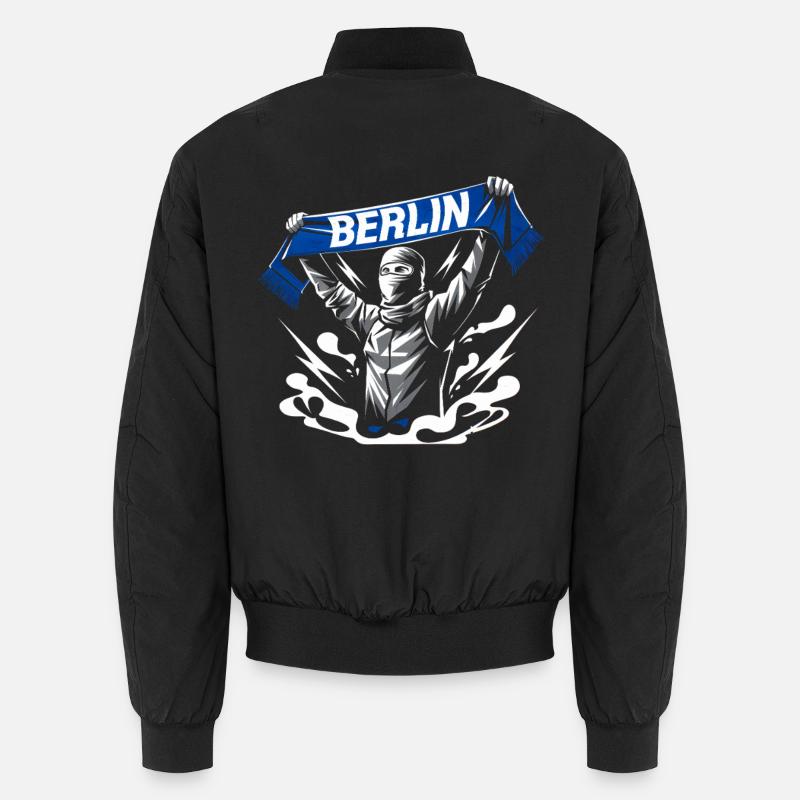 Stylisé Neon Graffiti Berlin Scene Bomber unisexe