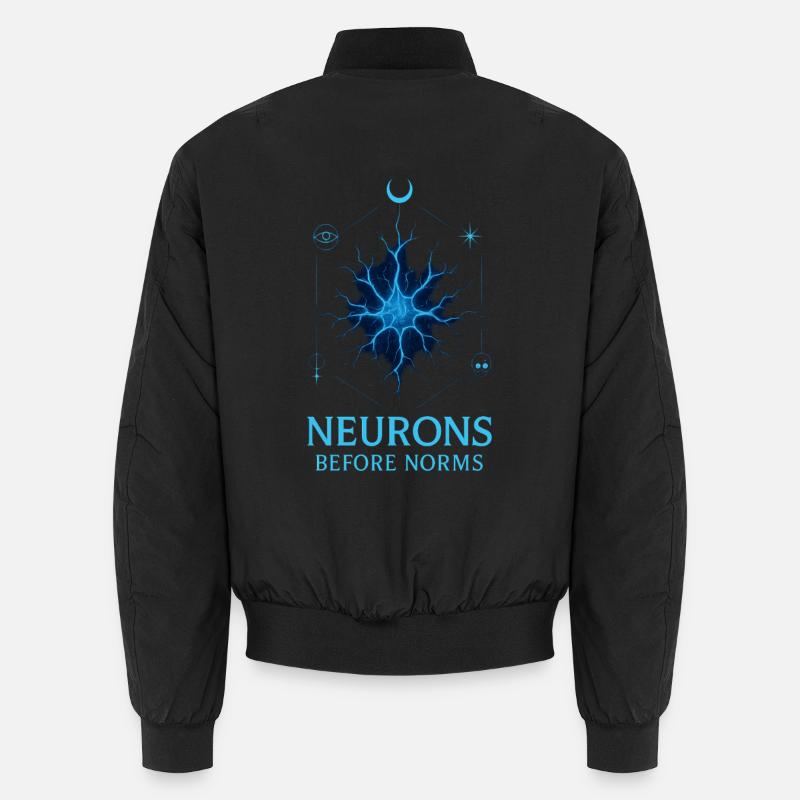 Neurons before norms Unisex Bomber Jacket