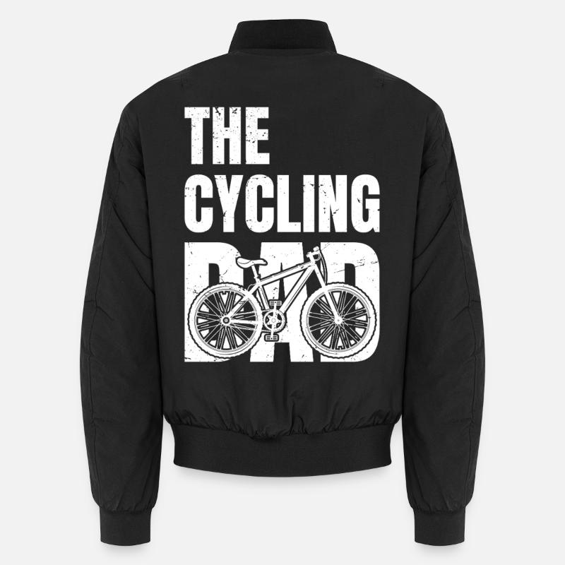 Le papa cycliste Bomber unisexe