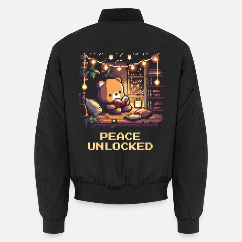 Peace unlocked: Hygge Unisex Bomber Jacket