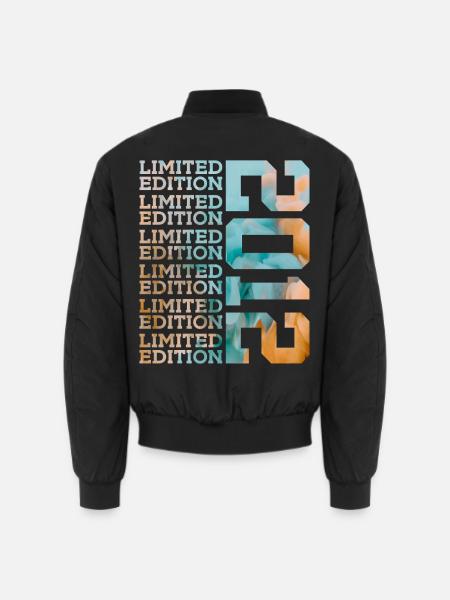 LIMITED EDITION 2012 14 JAHRE 14. GEBURTSTAG - Unisex Bomberjacke - Schwarz
