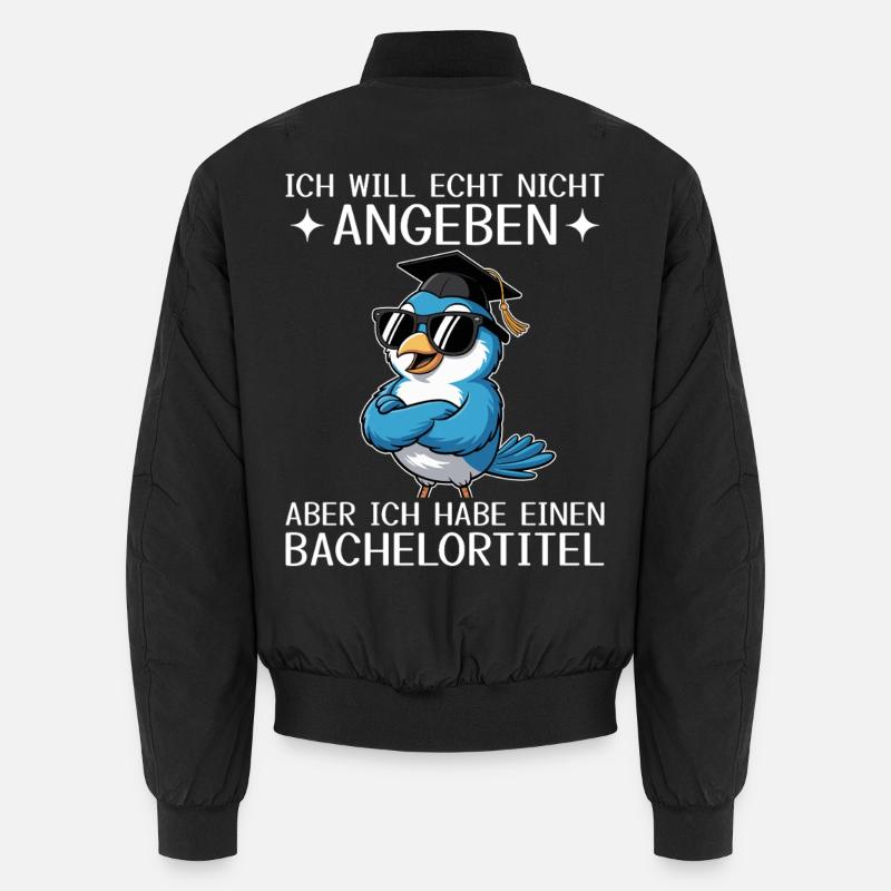Bachelor Abschluss geschafft - Bachelortitel - Unisex Bomberjacke - Schwarz