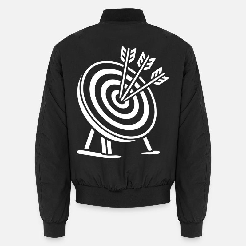 Archery Archers Hit the Mark - Unisex Bomber Jacket - black
