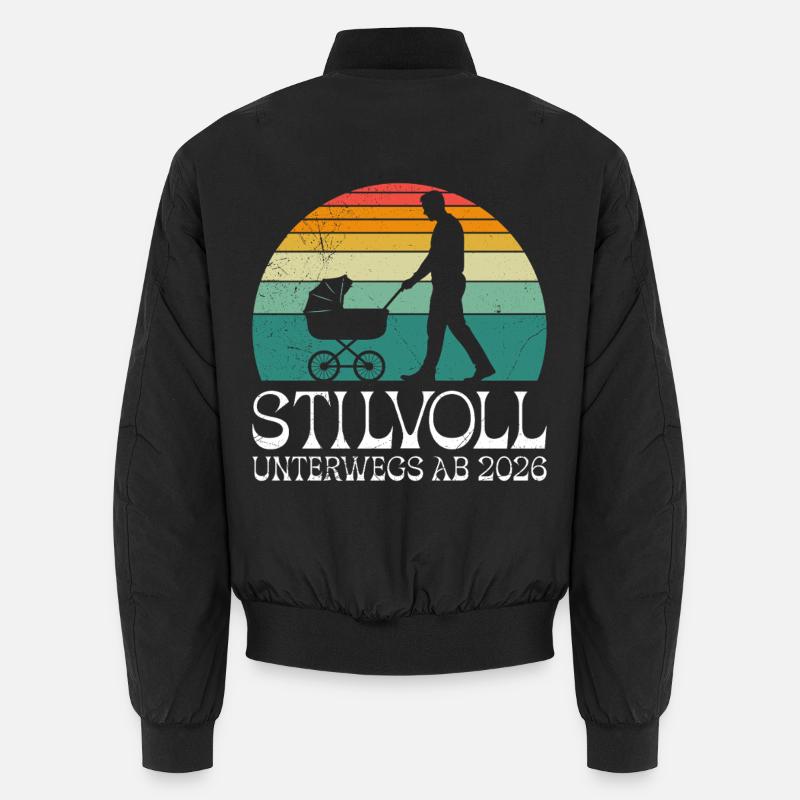 Werdender Vater STILVOLL UNTERWEGS AB 2026 Unisex Bomberjacke