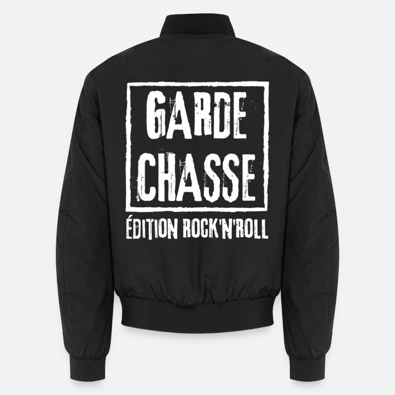 Garde Chasse Edition Rock - Bomber unisexe - noir