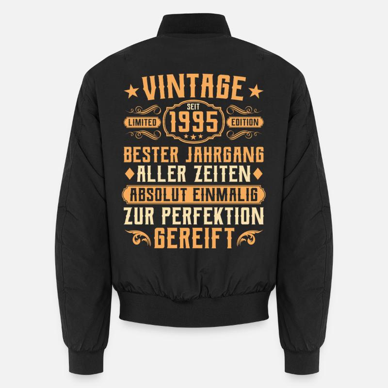 Millésime 1995 Année de naissance - 30e anniversaire Bomber unisexe