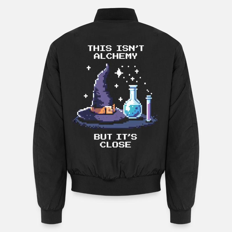 No alchemy – almost there | Chemistry lab Unisex Bomber Jacket