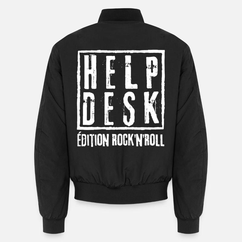 HELPDESK Rock N Roll Edition Unisex Bomberjacke