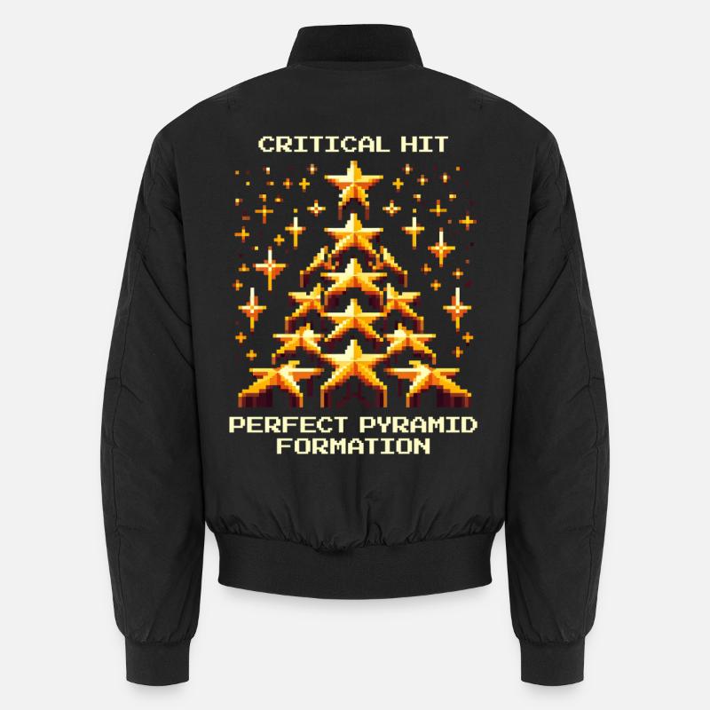 Kritischer Treffer: Top-Pyramide | Cheerleading Unisex Bomberjacke