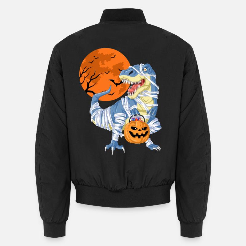 Conception de costumes de dinosaure d’Halloween Bomber unisexe