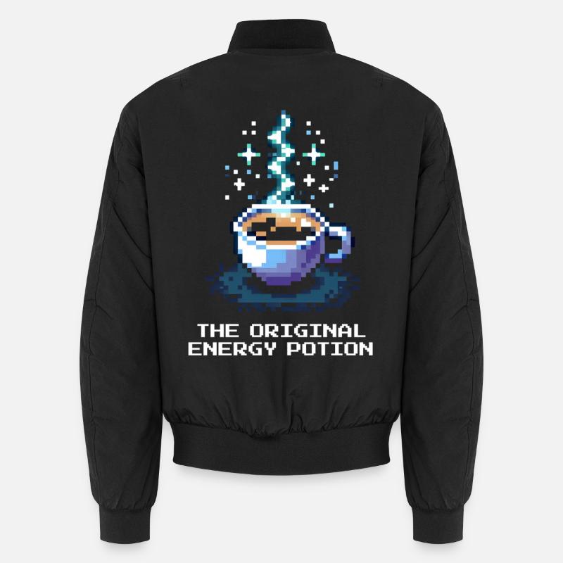 Der originale Energie-Trank | Kaffee Unisex Bomberjacke