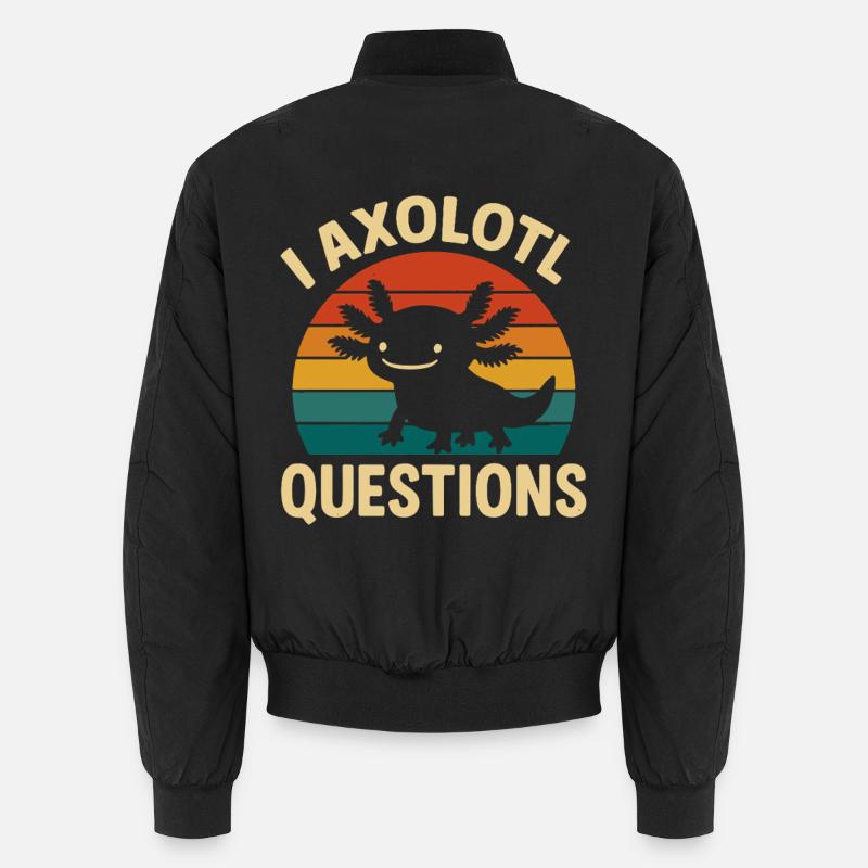 Axolotl - Bomber unisexe - noir