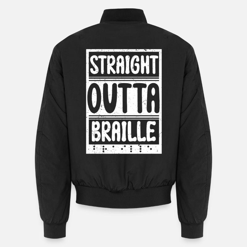 Professeur de Braille Braille Dotum Bomber unisexe
