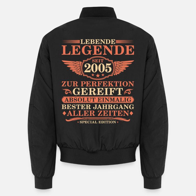 20th Birthday Vintage 2005 Unisex Bomber Jacket