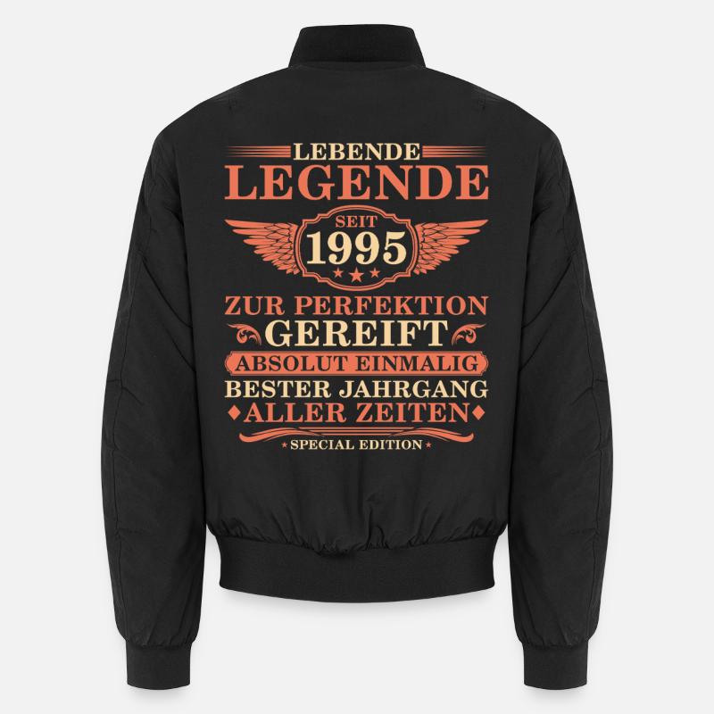30e anniversaire millésime 1995 - Bomber unisexe - noir