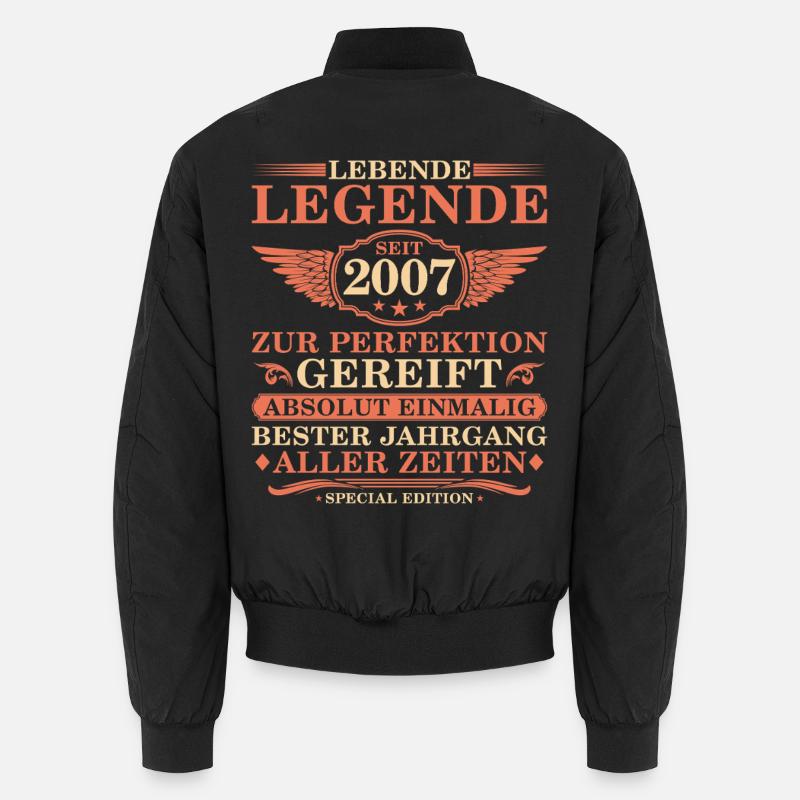 18e anniversaire millésime 2007 Bomber unisexe