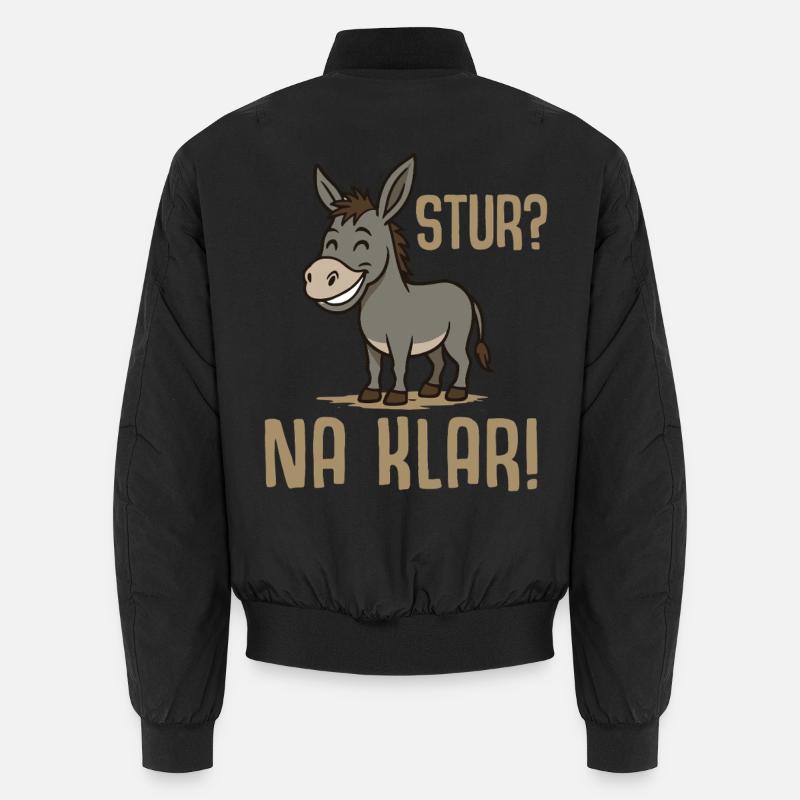 Drôle de dicton d’âne - Stur na klar Bomber unisexe