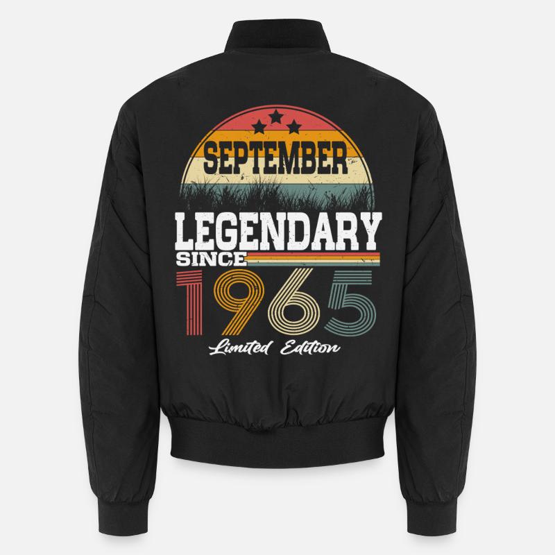 Legenden wurden im September 1965 geboren Unisex Bomberjacke