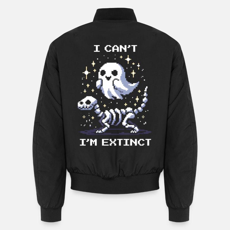 Can't – I'm extinct | Dinosaur Humor Unisex Bomber Jacket