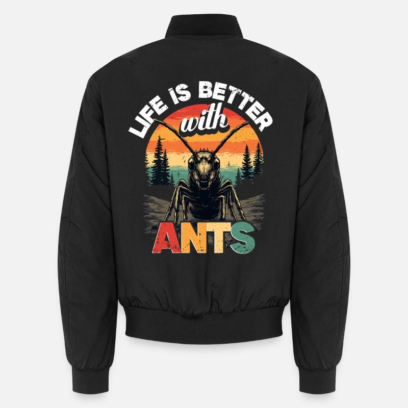 Ant Breeding Ant Breeder Ants Unisex Bomber Jacket