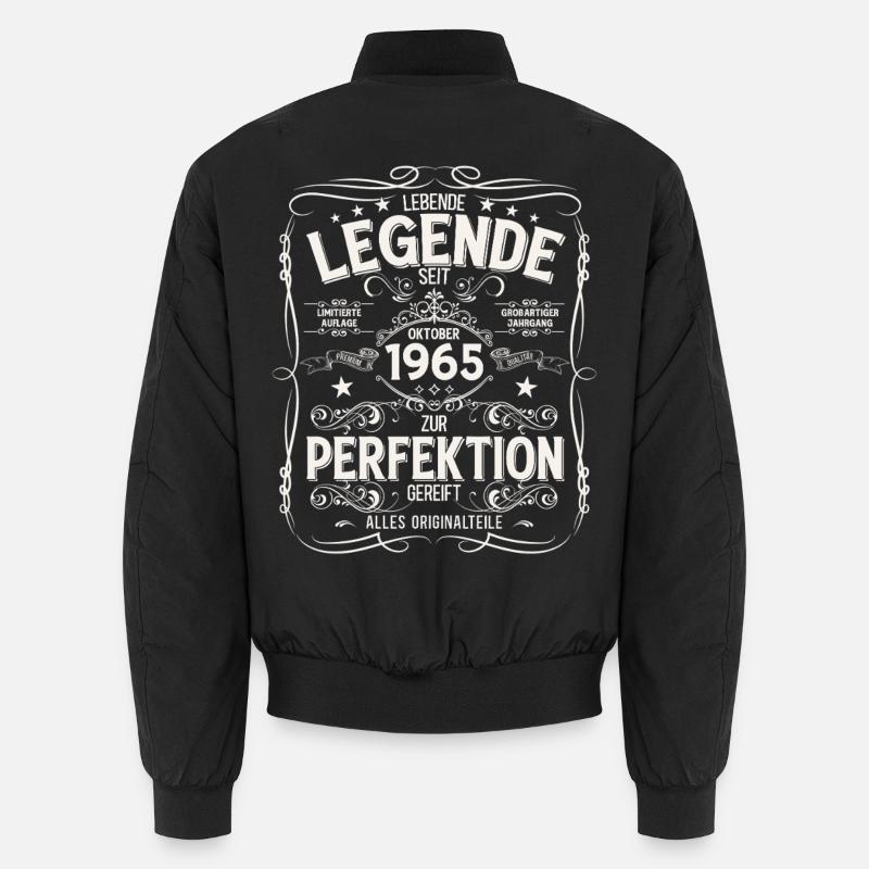 60e anniversaire Original octobre 1965 Bomber unisexe